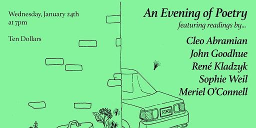 An Evening of Poetry (1/24) | 1200 N Alvarado St