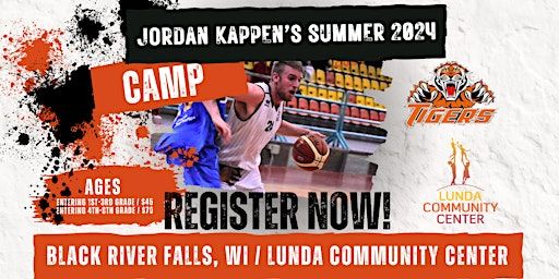 Jordan Kappen BRF Summer Basketball Camp 2024: 1st - 3rd Grade | Lunda Community Center Fieldhouse