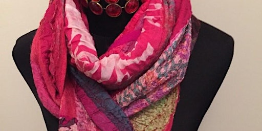Mosaic Felted Art: Scarf | Tanilba Foreshore Hall