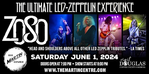 Zoso: The Ultimate Led Zeppelin Experience | The Martin Centre