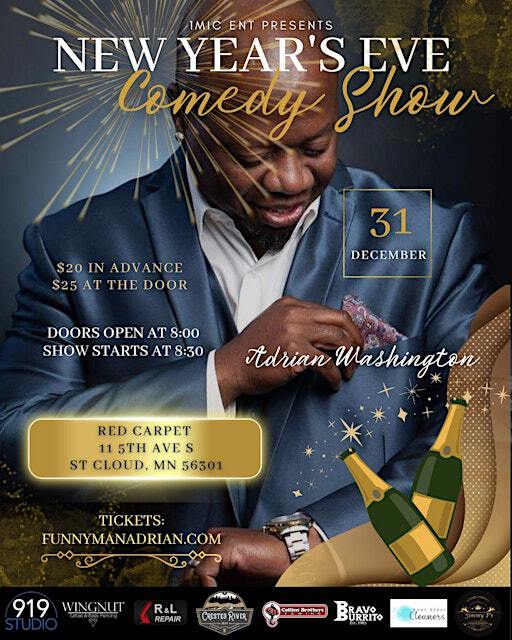 1Mic Ent Presents NYE Comedy Show | Red Carpet Nightclub