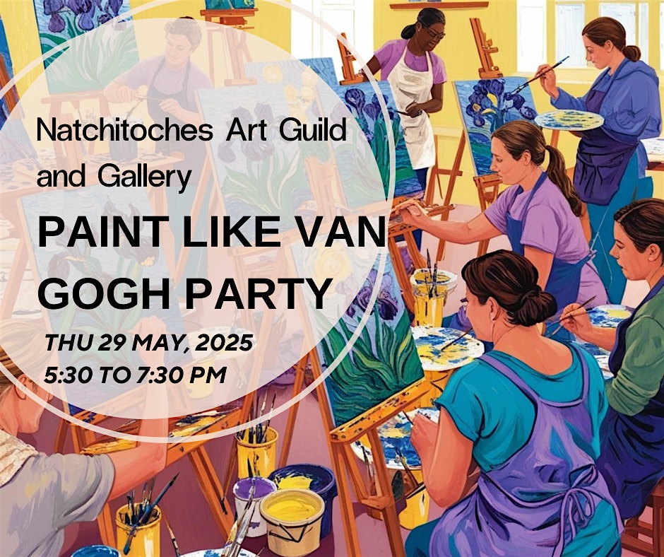 Paint Like Van Gogh Party: Irises | 584 Front St