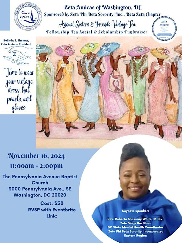 Annual Sisters & Friends Vintage Tea | Pennsylvania Avenue Baptist Church