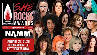 2026 She Rocks Awards | Hilton Anaheim Pacific Ballroom