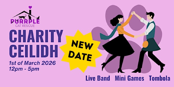 Charity Ceilidh with Purrple Cat Rescue | 22 St Enoch Sq