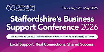 Staffordshire Business Support Conference 2026 | The Beaconside Group