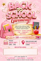 Back To School Giveaway | 2866 Recker Hwy