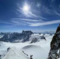 Beautiful views of Mont Blanc all year long