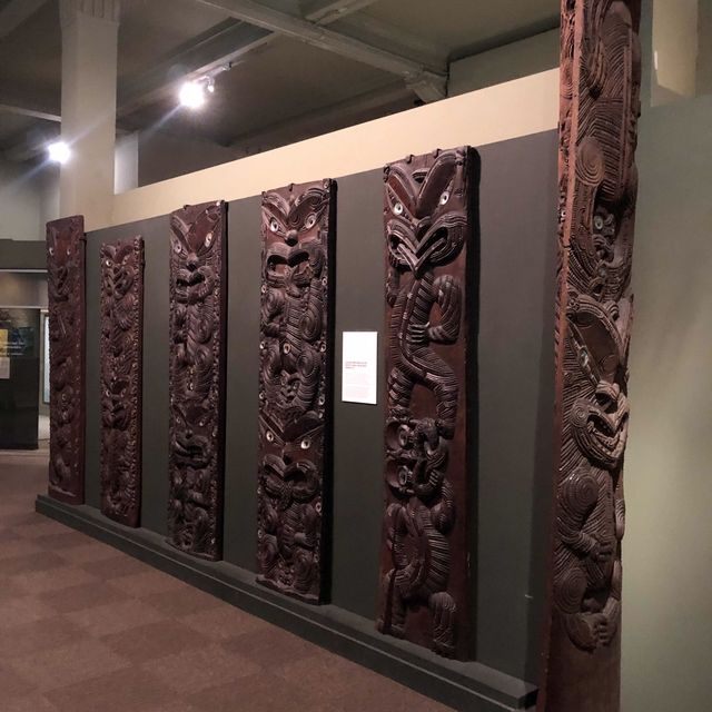 MĀORI DISPLAY AT MUSEUM