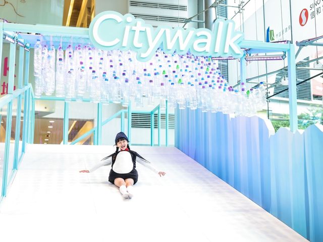 Citywalk荃新天地「Merry Christmas! Goodbye Plastic!」 置身極地冰川世界
