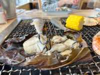 【能登半島】能登食祭市場で浜焼き🦪