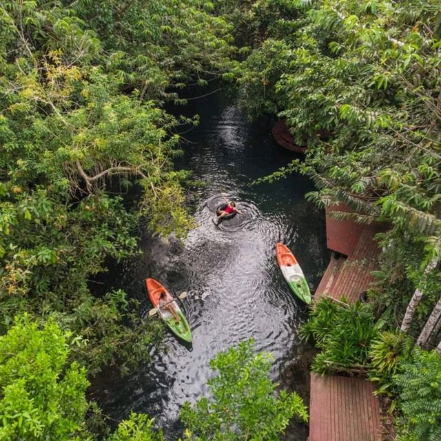 ที่พักกระบี่บรรยากาศดีริมลำธาร BluMonkey Pooltara