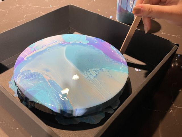 Pour painting流體畫體驗🥰