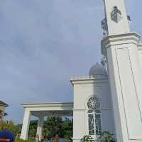 Opening in March a White mosque 