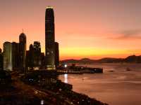 Grand Hyatt 海景露台及日式大浴池靜沁房間