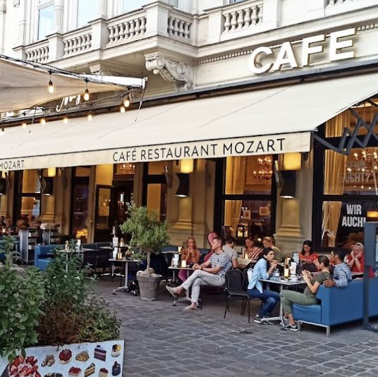 The iconic cafe near Vienna Opera House
