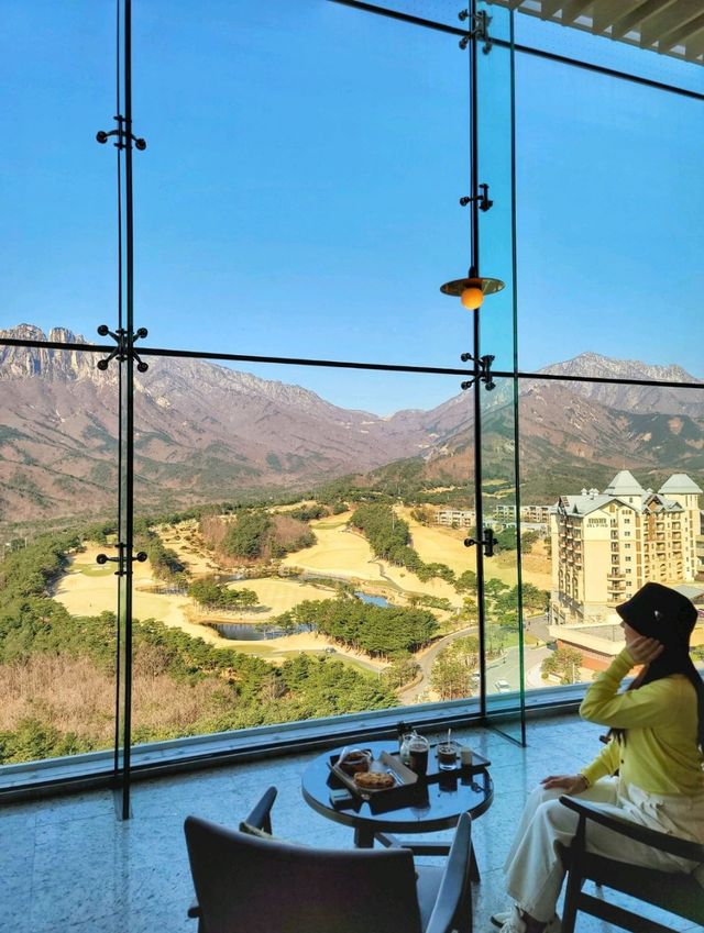 ⛰️울산바위를 눈앞에서! 고성카페 소노펠리체델피노 더엠브로시아💚