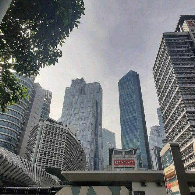 Morning walk around Jakarta