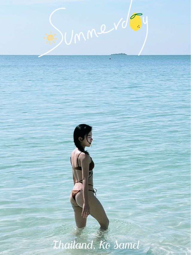 🇹🇭泰国曼谷自驾3小时小岛🌊超美🌄超安静