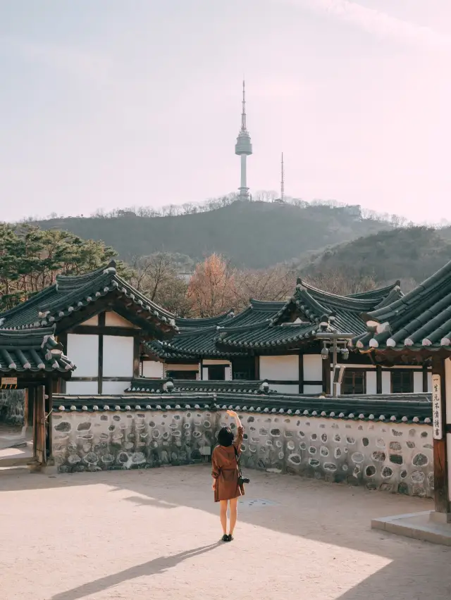 Seoul date at Namsangol Hanok Village 💚