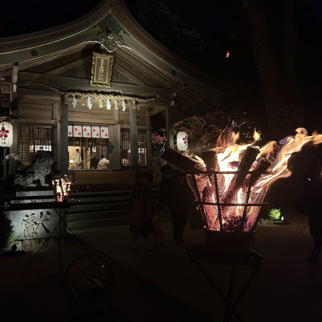 【太宰府】竈門神社の紅葉ライトアップ🍁