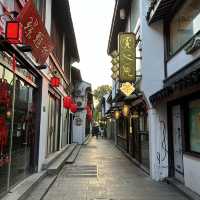 Ancient town in a huge city