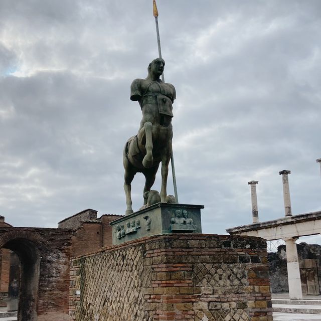 The archaeological site Pompeii 