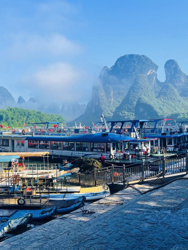 Mornings by the Li River, Guilin🌿🛶