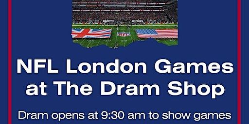 Watch All the NFL London Games 2023 Live! | The Dram Shop Bar