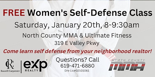 FREE Women's Self-Defense Seminar | North County MMA & Ultimate Fitness