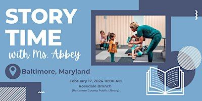 Rosedale Sign + Sing Story Time with Ms Abbey | Rosedale Branch of the Baltimore County Public Library