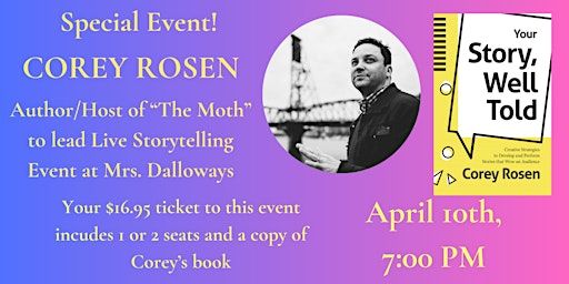 Corey Rosen Leads A Dynamic Storytelling And Improvisation Workshop | Mrs Dalloway's