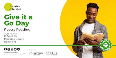 Give it a Go Day-Poetry Reading | Paignton Library and Information Centre