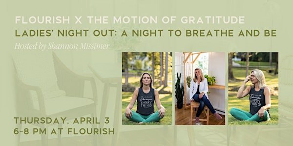 Ladies’ Night Out: A Night to Breathe & Be | Flourish Coworking Space