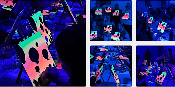 Glow in the Dark Paint Night | Palak StudioInk - Art Class | Face Painting | Paint Night