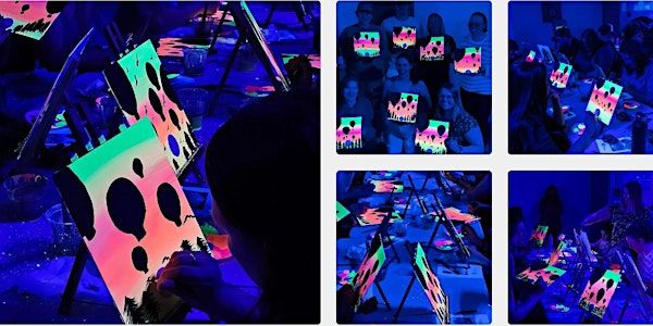 Glow in the Dark Paint Night | Palak StudioInk - Art Class | Face Painting | Paint Night