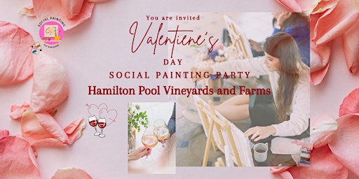 Social Painting Party | Hamilton Pool Vineyards & Farms