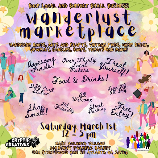 Wanderlust Market: Handmade Local Arts, Crafts and Treats! | EAV Community  Park
