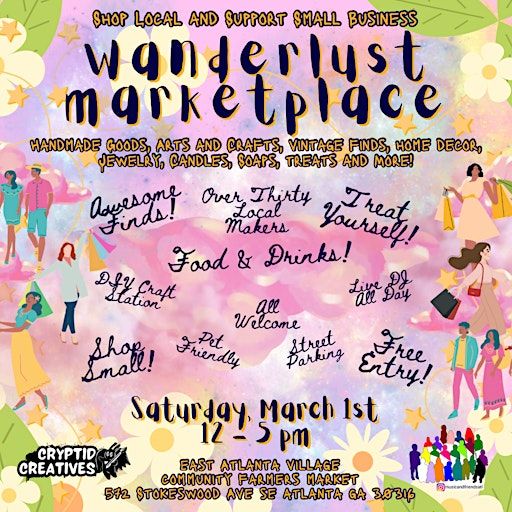 Wanderlust Market: Handmade Local Arts, Crafts and Treats! | EAV Community  Park