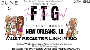 FTG NEW ORLEANS AUDITION | 1719 Toledano St