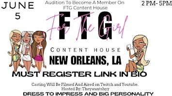 FTG NEW ORLEANS AUDITION | 1719 Toledano St