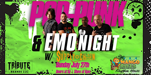 The Supply Chain – The Ultimate Pop-Punk and Emo Tribute | Mango Rita’s Rhythm House