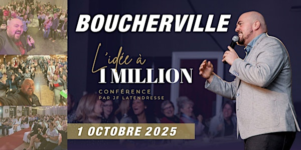 BOUCHERVILLE : Spectacle: L'idée à 1 Million! [JF Latendresse] | Salon de Quilles Volta