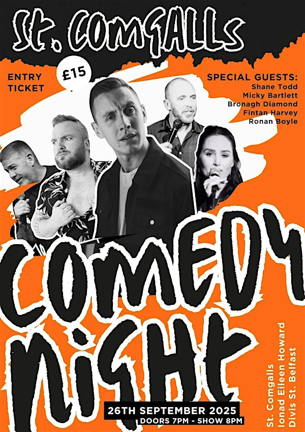 Shane Todd - Micky Bartlett & Guests live @  St Comgall's | St Comgall's - Ionad Eileen Howell