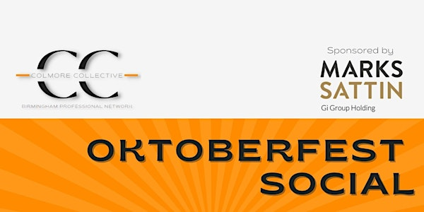 Colmore Collective - Oktoberfest 2025 | Albert's Schloss - Birmingham