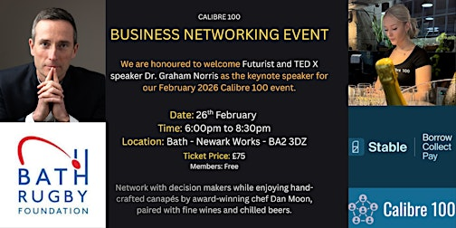An Evening with  Dr. Graham Norris at Calibre 100 | Newark Works