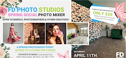 Spring Photography Mixer Event in New York | FD Photo Studio NY