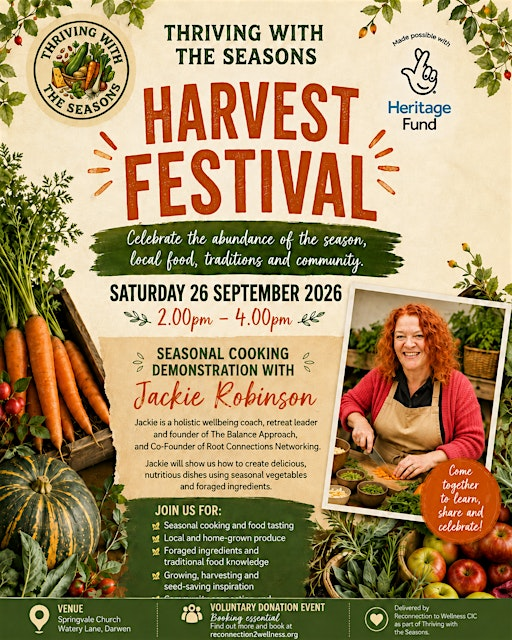 Thriving with the Seasons Harvest Festival | Darwen Methodist Church @ Spring Vale