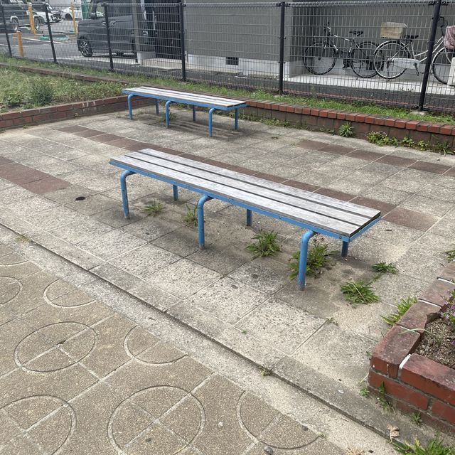崇禅寺駅近くの公園でまったり