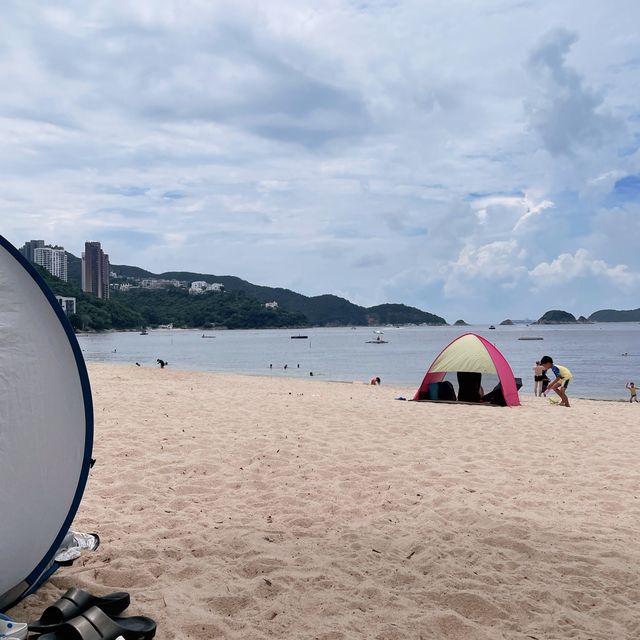 Upscale Beach with Shade Trees